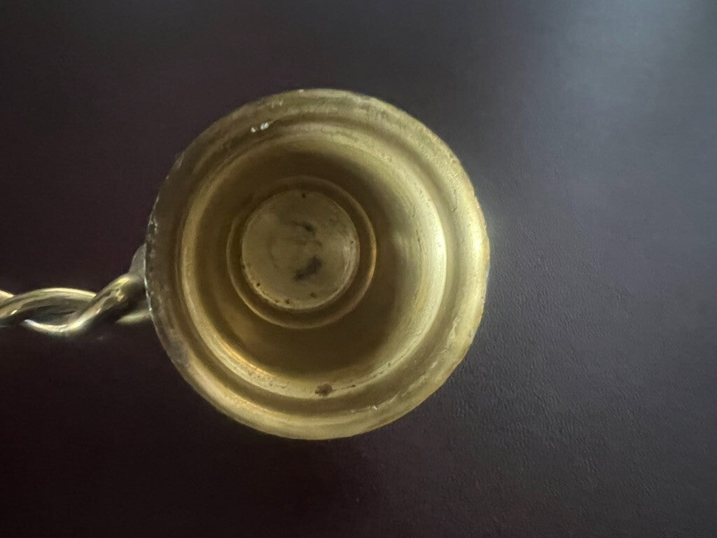 Snuffer Candle Mocciolo Vibration Candle Brass Unique Vintage