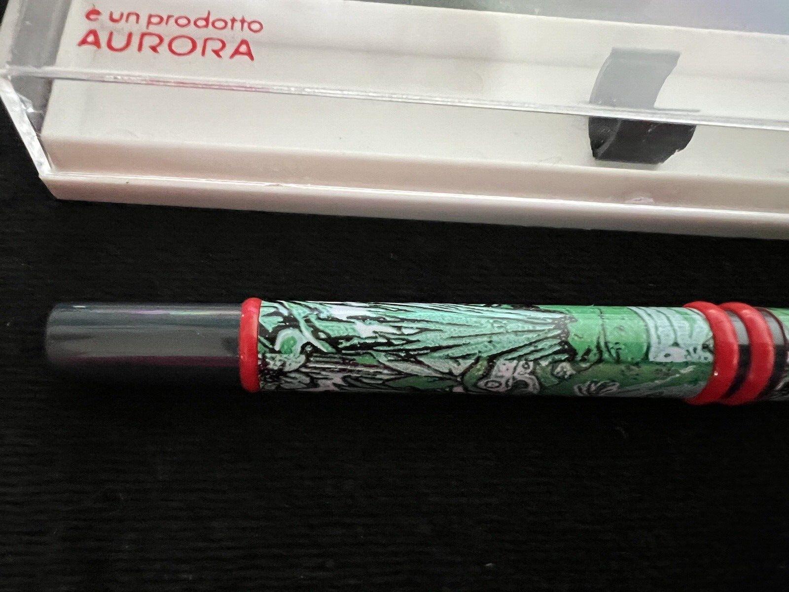 Auretta Stylo-Plume Stylo à Plume par Aurora Feuilles Jungle Cartouche Vintage