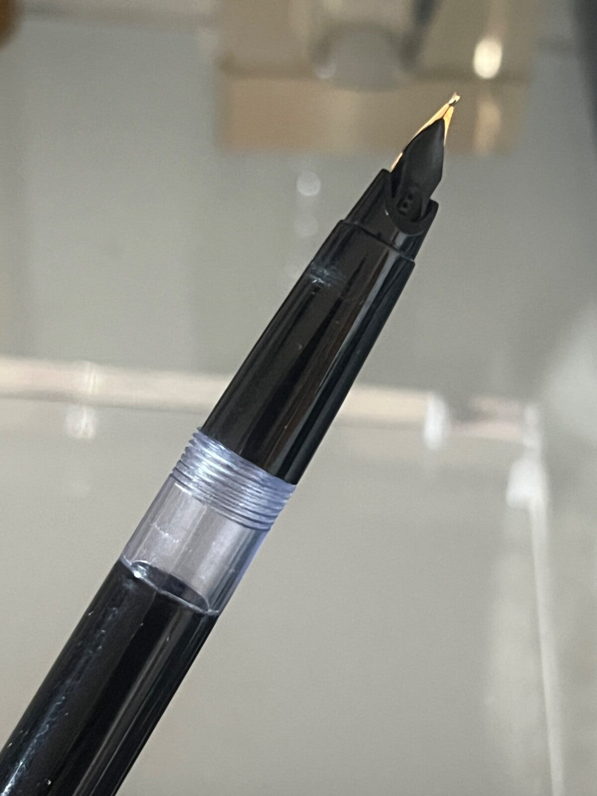 Luxor Pen Fountain Pen Piston Functional Black Vintage Years 1960