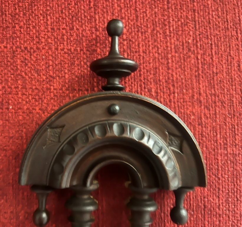 Barometer Mechanisch Kunsthandwerk Aus Holz Gedreht Und Gravur A Hand H 44