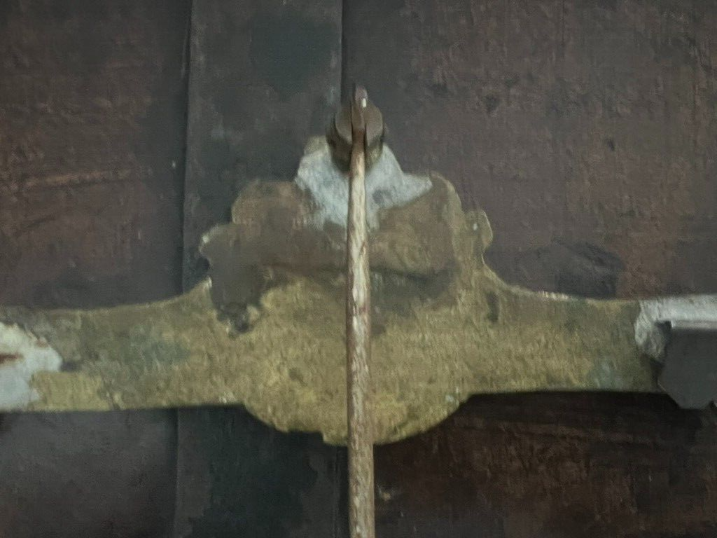 🔴 Vintage, handgeschnitzter Leseständer aus Bronze mit Flachrelief 