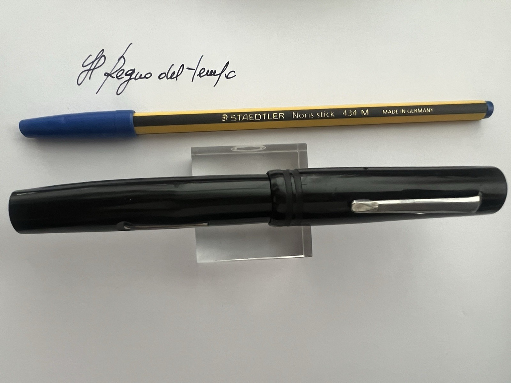 Scledense Stylo-Plume Stylo à Plume Celluloid Grande A Levier Vintage Prototyp