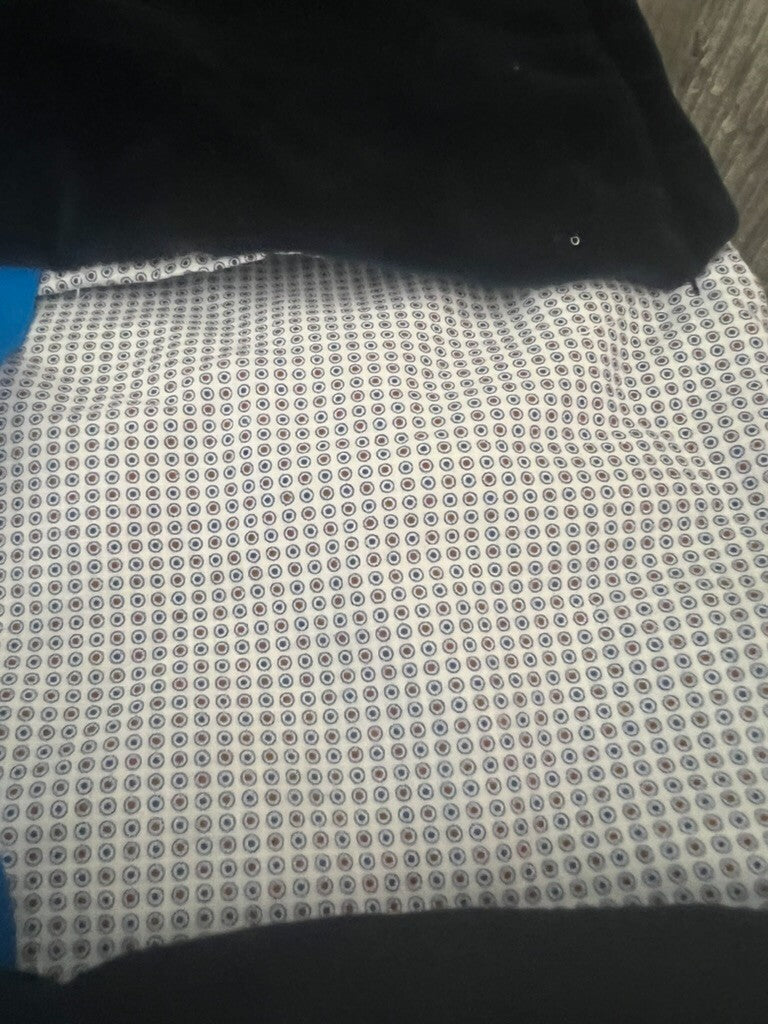 🔴 GUCCI sacca anti polvere borsa scarpe da viaggio velluto blu 39 cm NOS