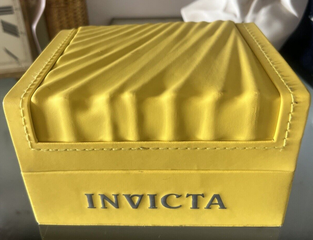 🔴 INVICTA box scatolaorologio scatola cofanetto ORIGINALE VINTAGE istruzioni