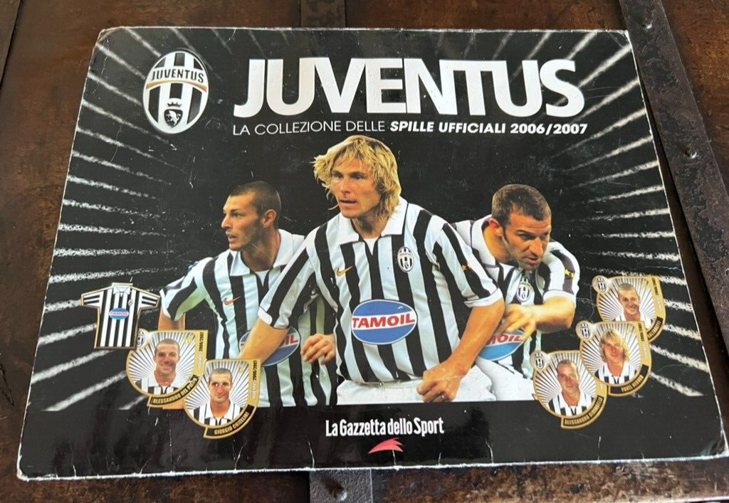 🔴 JUVENTUS spille ufficiali bacheca dei trofei 2006-2007 gazzetta dello sport