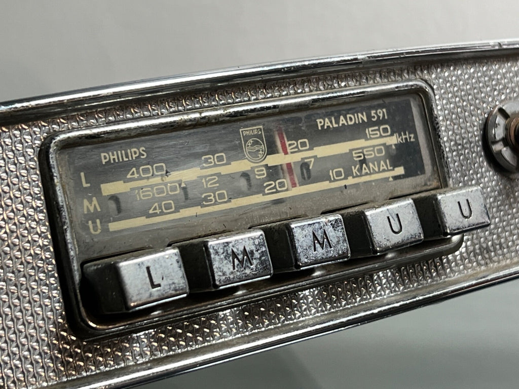 Philips car Radio Paladin 591 Manquant Pommeau Vintage Rare Vintage