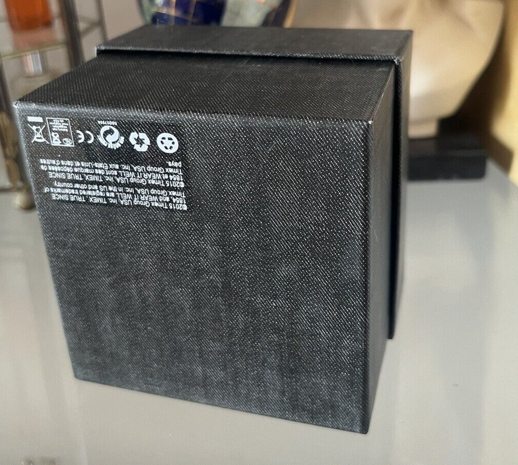 🔴 TIMEX box scatola orologio polso cofanetto custodia legno garanzia