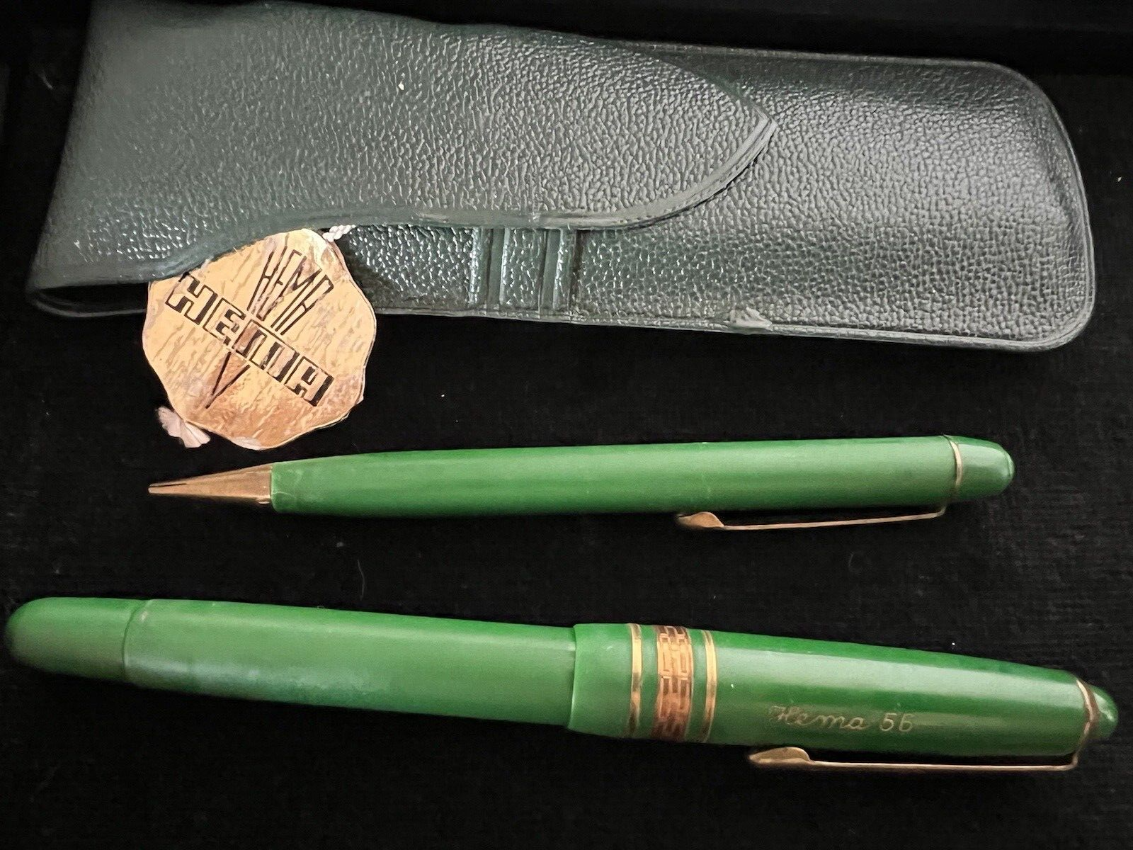 🔴 HERMA 56 Penna stilografica e matita meccanica garanzia vintage 50