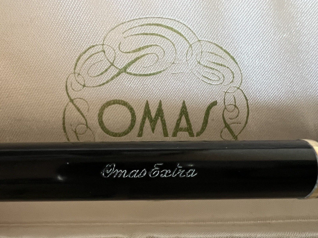 🔴 OMAS penna sfera EXTRA stiloforo scrivania scrive vintage F