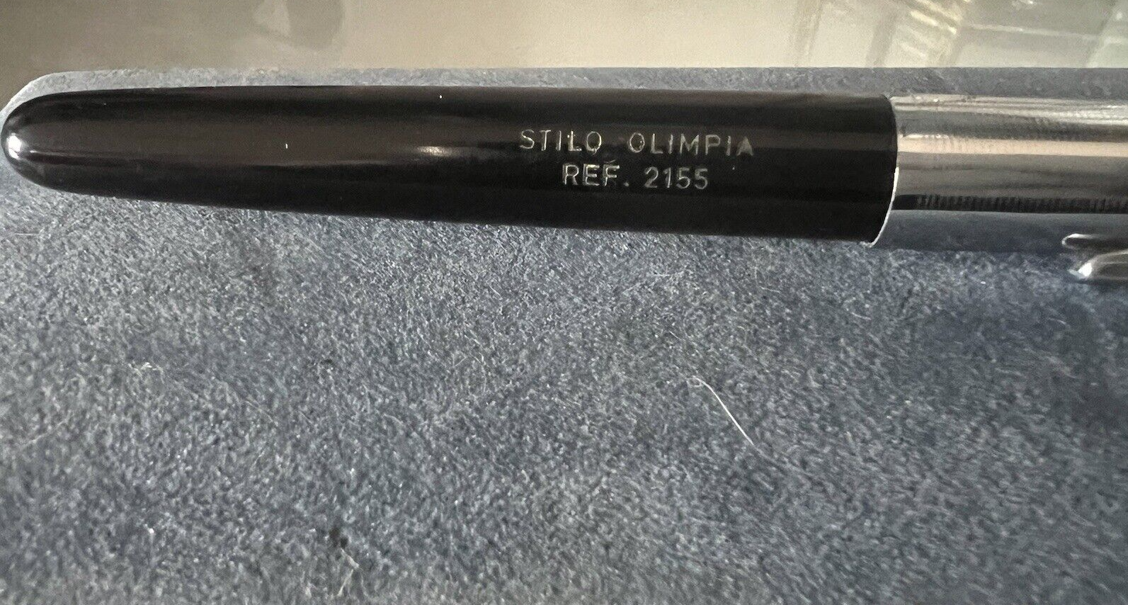🔴 STILO OLIMPIA 2155 penna stilografica PISTONE pennino Wing Flow vintage