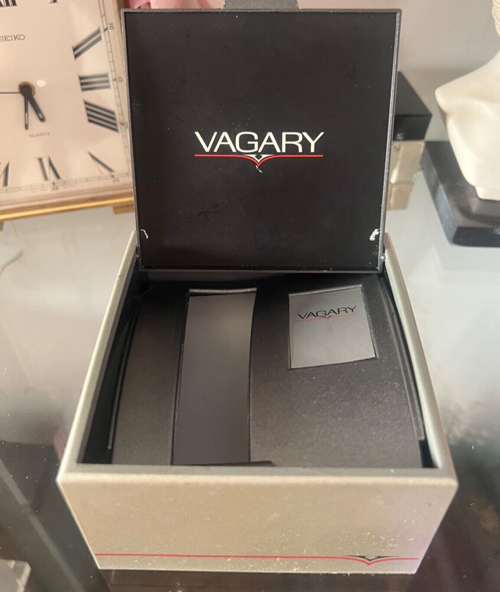 Vagary Boîtier Boîte Montre Coffret Housse Rigide Noir Gris Rouge