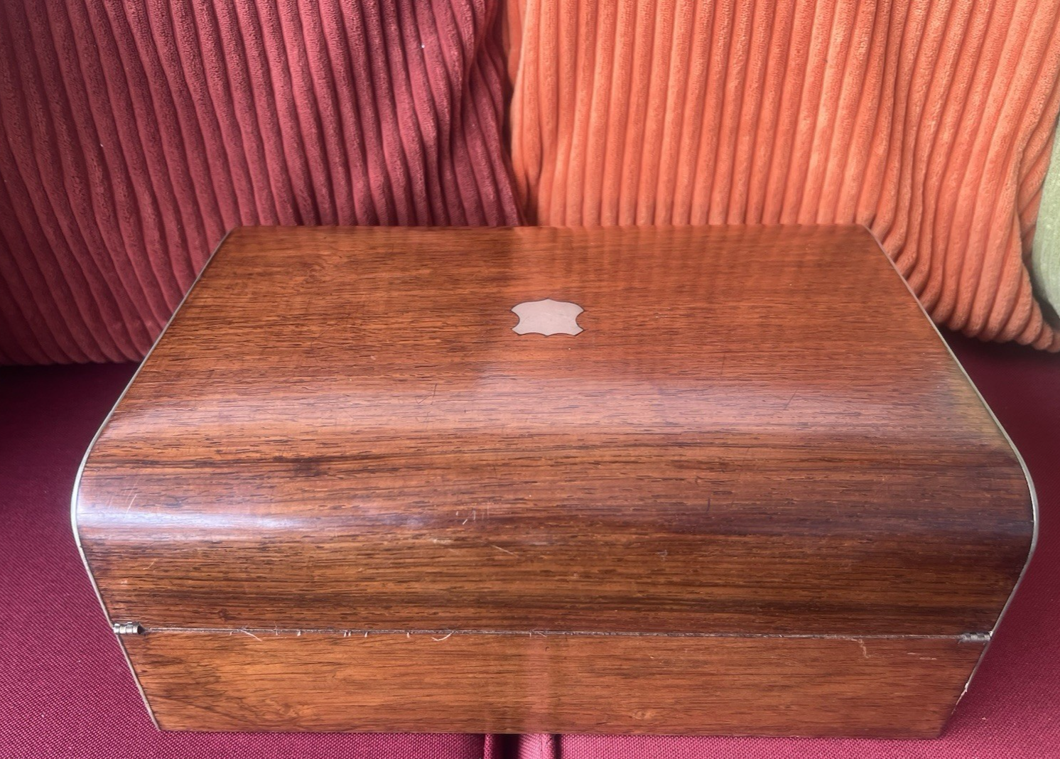 Georgian Travel Desk Solid Walnut Original United Kingdom Early 1800s