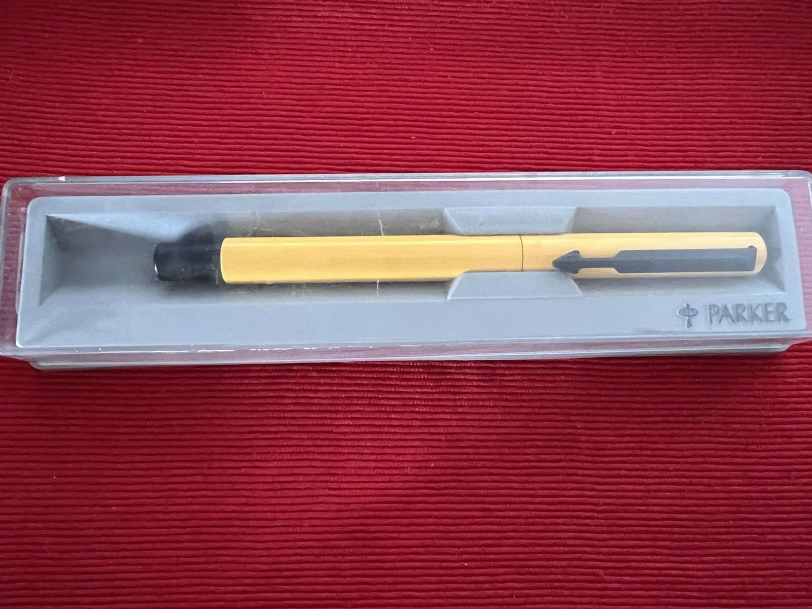 Parker Pen Sphere Roller Vector Yellow Marking with Box Never Used Vintage