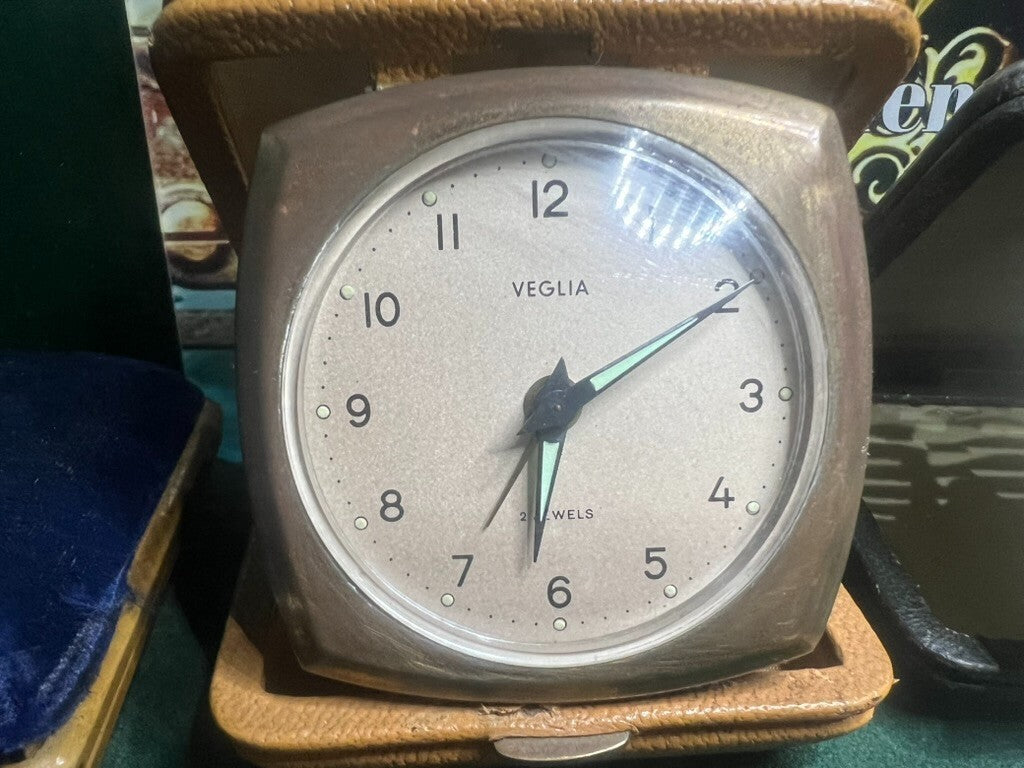 🔴 Orologi SVEGLIE parti di ricambio riparazione con foderi 8 PEZZI vintage