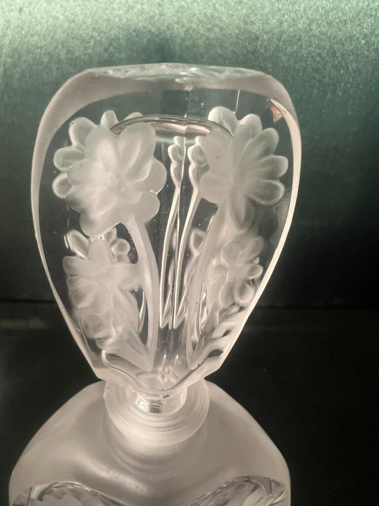🔴 TEMA porta profumo essenza VETRO MOLATO rosa margherite h11, 5 Toilette 2 PZ