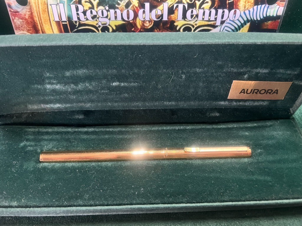 Aurora Stylo-Plume Sphère Hastil Retractable Écrit Comme Nouvelle A 