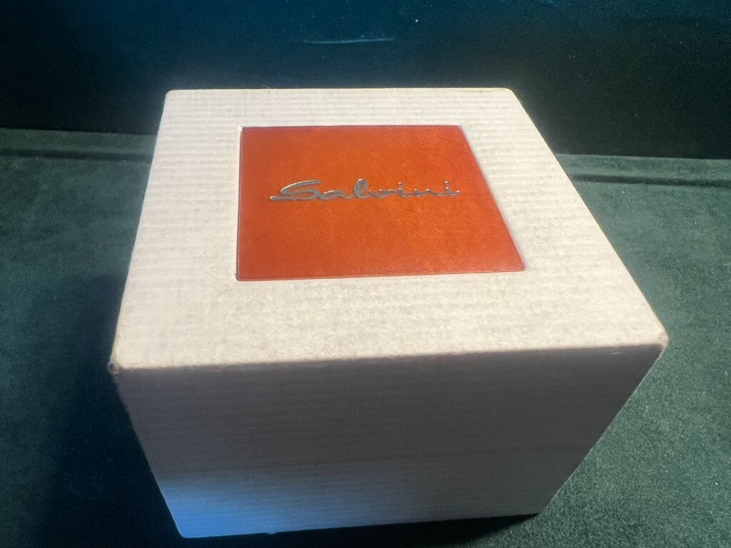 Salvini Boîte Anneau Bijou Housse Trousse Coffret 6,9x6,9 CM