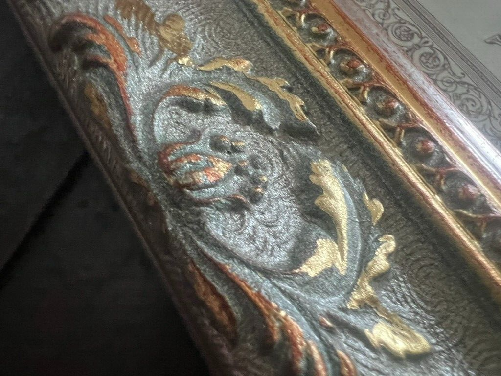 🔴 KINGDOM OF ITALY public debt annual income Rome 1943 ORIGINAL frame painting 