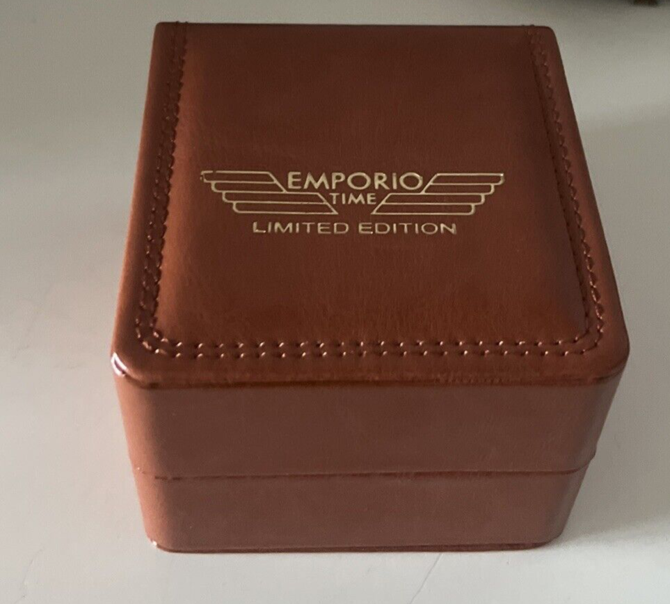 🔴 EMPORIO TIME box scatola orologio cofanetto custodia LIMITED EDITION rara