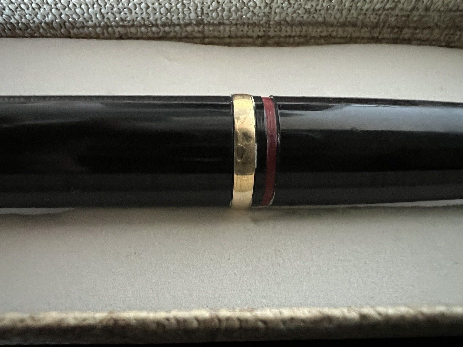 🔴 OMAS EXTRA Kugelschreiber-Schreibtischstift mit Unterstützung für Vintage-Schreibtechnik 