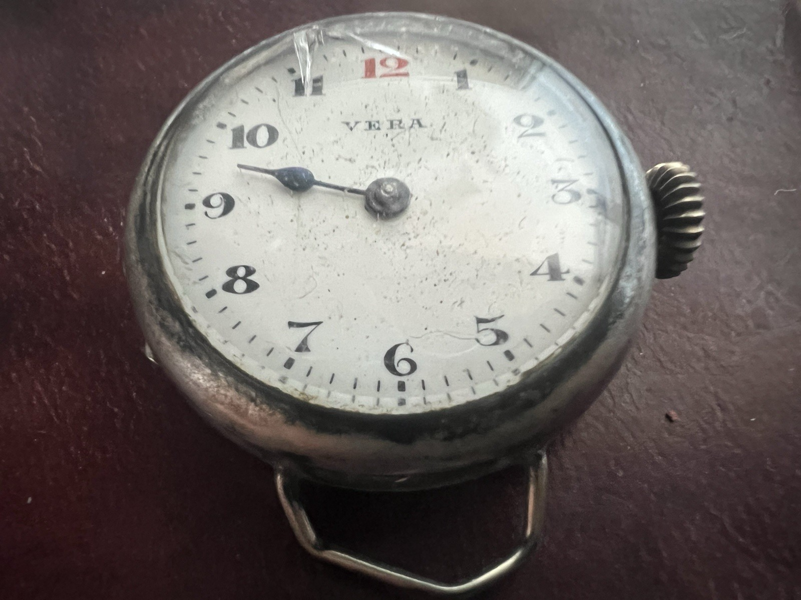 🔴 Orologio ARGENTO 800 donna polso VERA n.28 da revisionare parti vintage