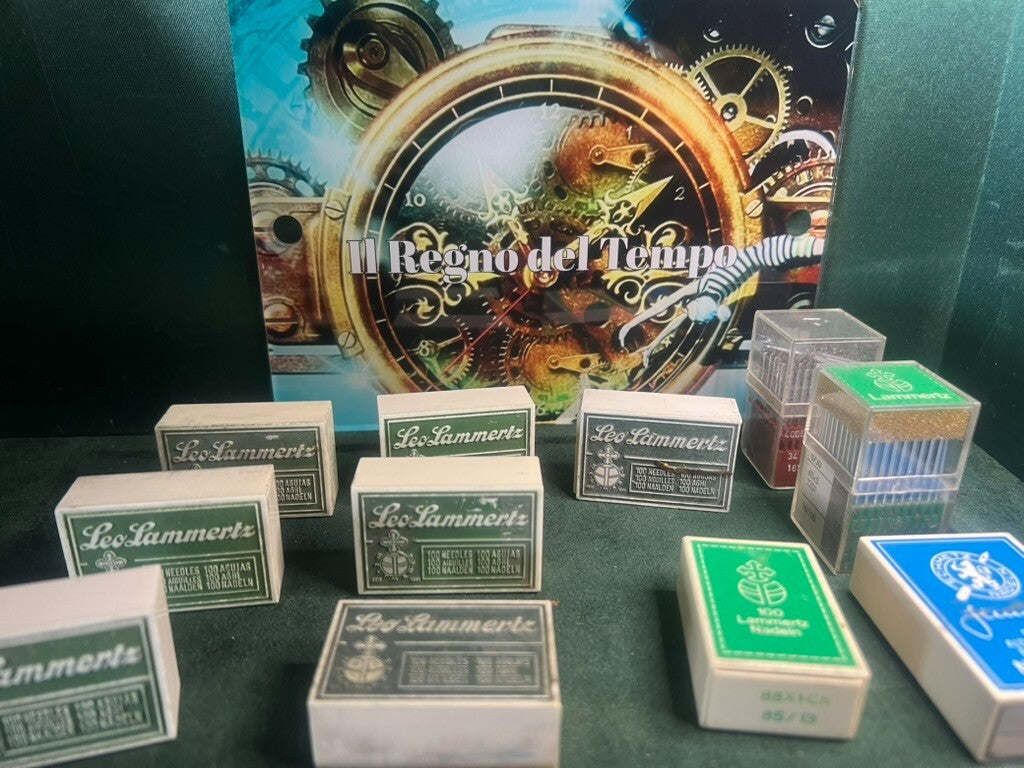 🔴 LAMMAMERTZ Nähmaschinennadeln 60, 65, 85, 120, 140 im Block, Los 3 