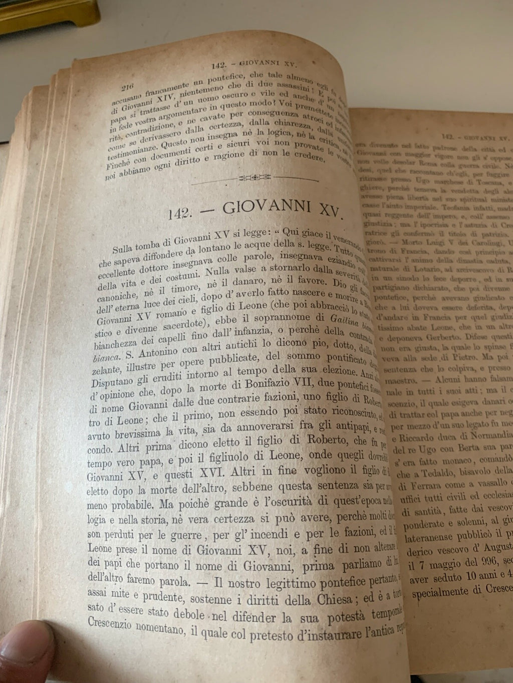 Livre Biographies Populaires Des Papes De Piombanti Livorno Antique 1887 