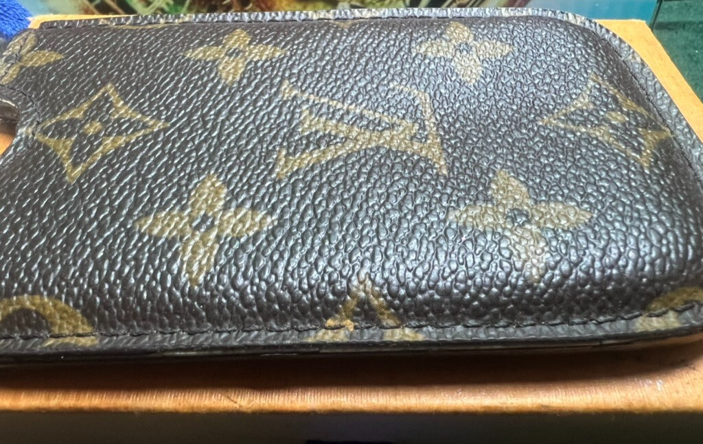 🔴 LOUIS VUITTON porta carte credito Monogram con codice ORIGINALE vintage 2007