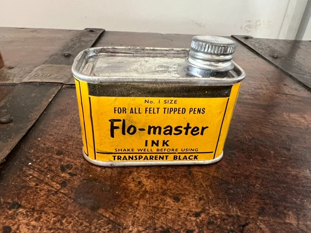 Flomaster I Fall Box Pen Kit Maintenance Tin Vintage Instructions 1930