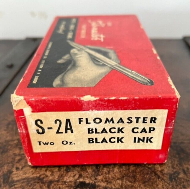 Flomaster I Fall Box Pen Kit Maintenance Tin Vintage Instructions 1930