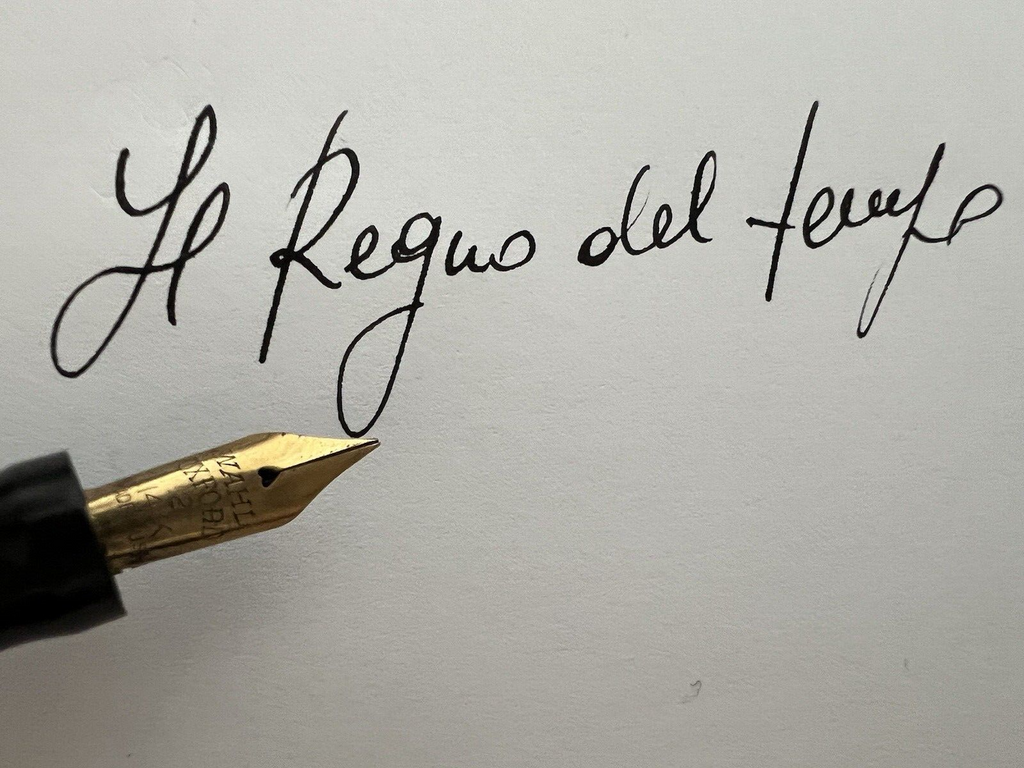 Eversharp Stylo-Plume Stylo à Plume Levier Celluloid Oxford Penn Or Old Écrit 
