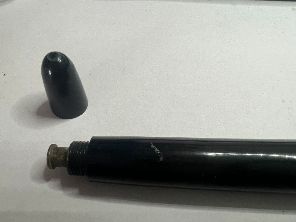 Liberty Pen Fountain Pen Black With Power Button Bottom Marking Vintage 1950
