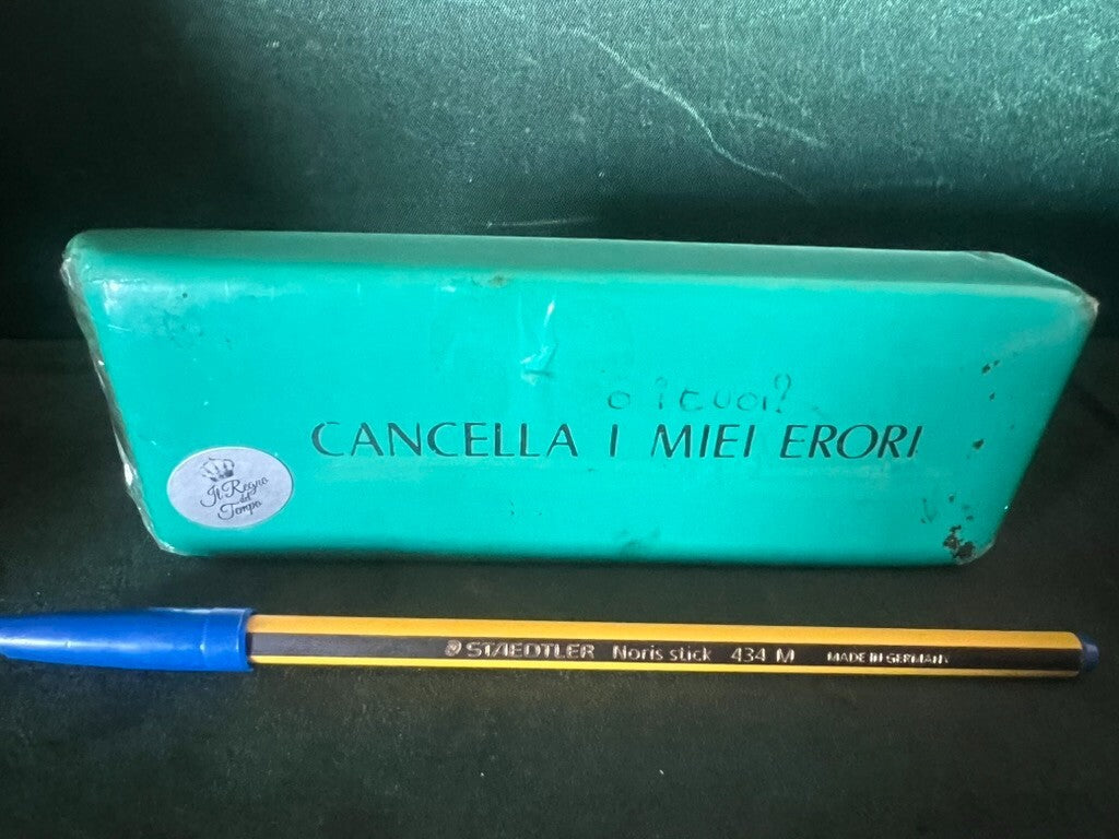 🔴 Gomma cancellare gigante CANCELLA I MIEI ERRORI larghezza 16 centimetri