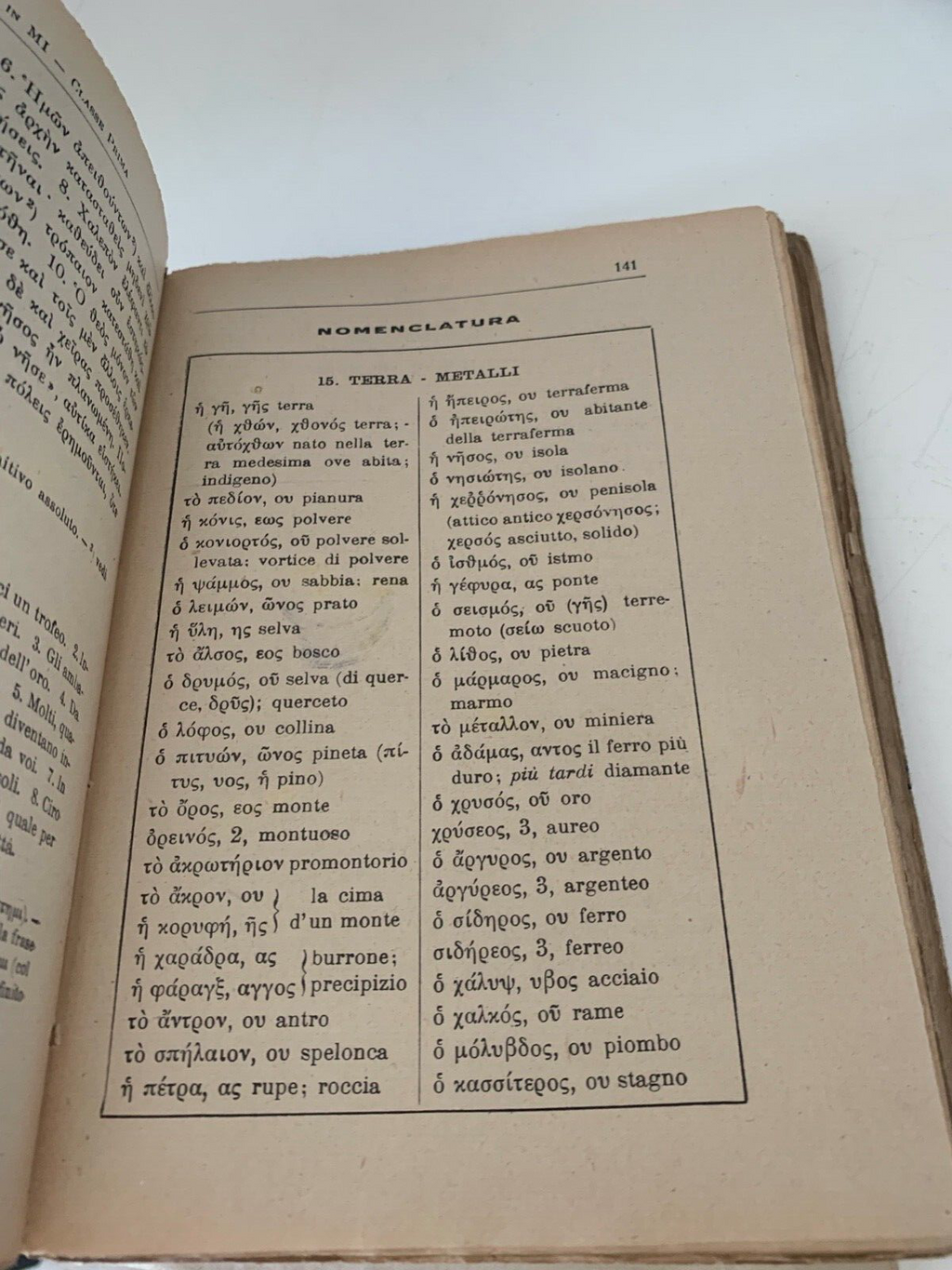 🔴 Book GREEK MORPHOLOGY by Giovanni Zenoni PERIOD 1946 