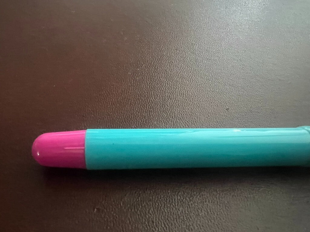 🔴 PELIKAN Primapenna Füllfederhalter, blau-rosa, unbenutzt, Größe M, Vintage 
