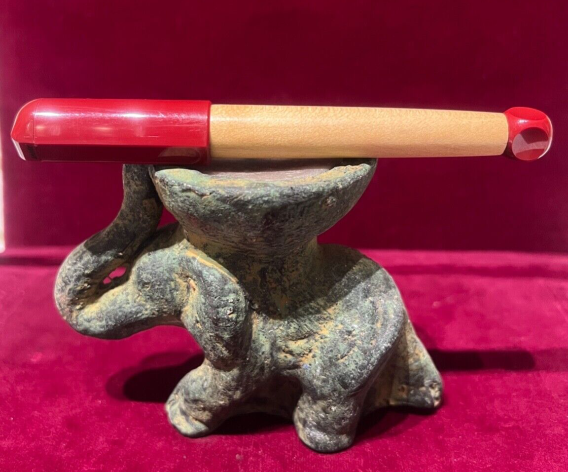 🔴 LAMY Füllfederhalter aus Holz, schreibt einwandfrei, seltenes Vintage-Modell 