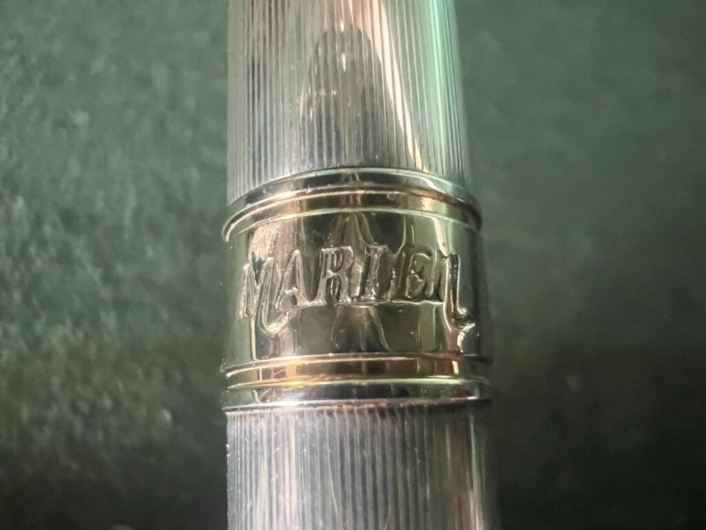 Marlen Stylo-Plume Stylo à Plume Argent Massif 925 Et Plaqué Or Stylo Plume 7