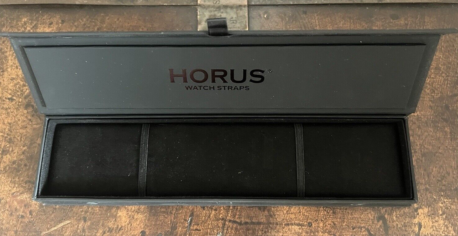 🔴 HORUS box scatola orologio uomo cofanetto custodia nera