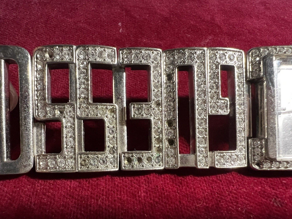 🔴 GUESS women's watch with quartz jewel bracelet with rhinestones 