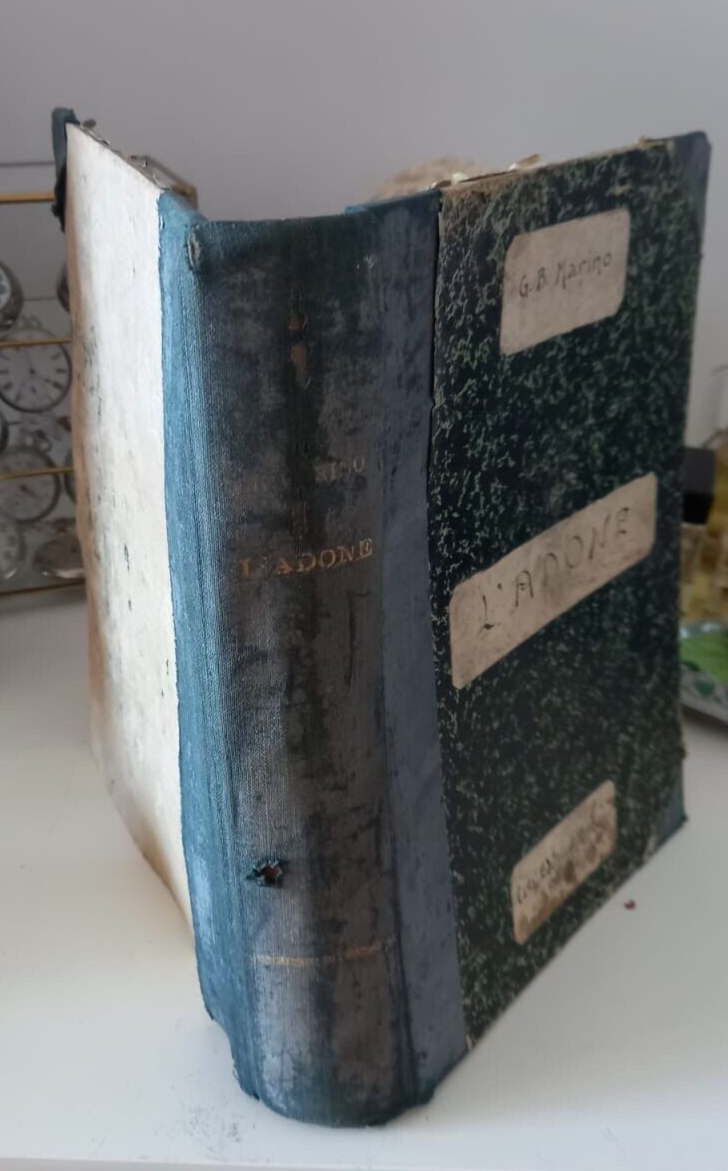 Livre Adonis De Giambattista Marino Poème 1 Edition Florence Vintage 1922
