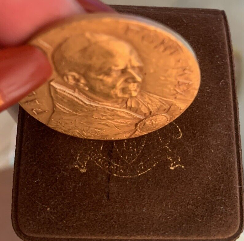 🔴 PAOLO VI medaglia PONTEFICE MASSIMO in nomine domini FDC assoluto astuccio