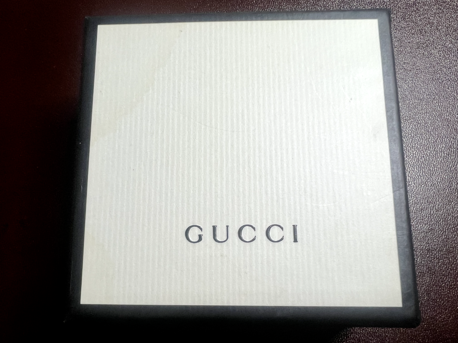 🔴 GUCCI scatola astuccio cofanetto bianco e nero multi utilizzo