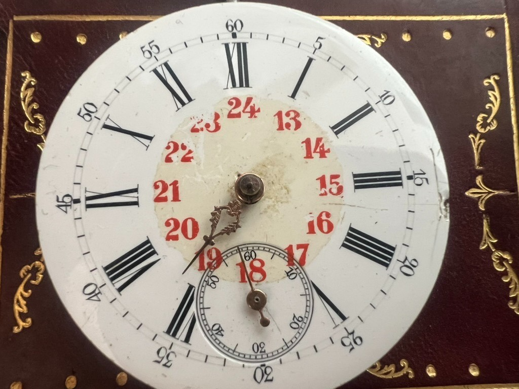Vintage Pocket Watch Movement Ceramic For Revision Parts 