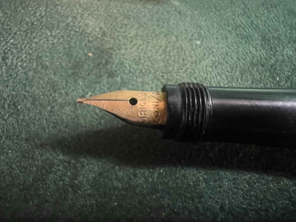 Rapid Stylo-Plume Stylo à Plume Retractable Ancre Or Fonctionne Vintage 