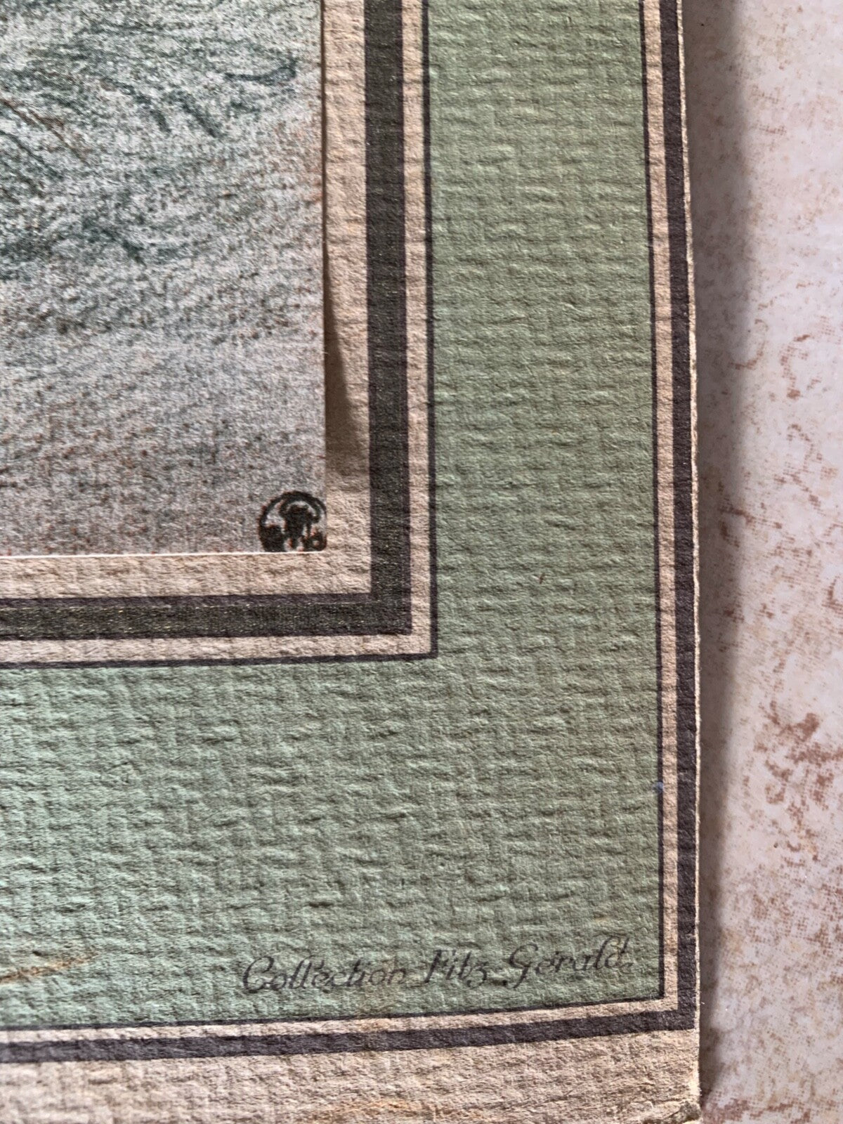 🔴 BOUCHER print picture Le retour du Marche collection Fitz Gerald 