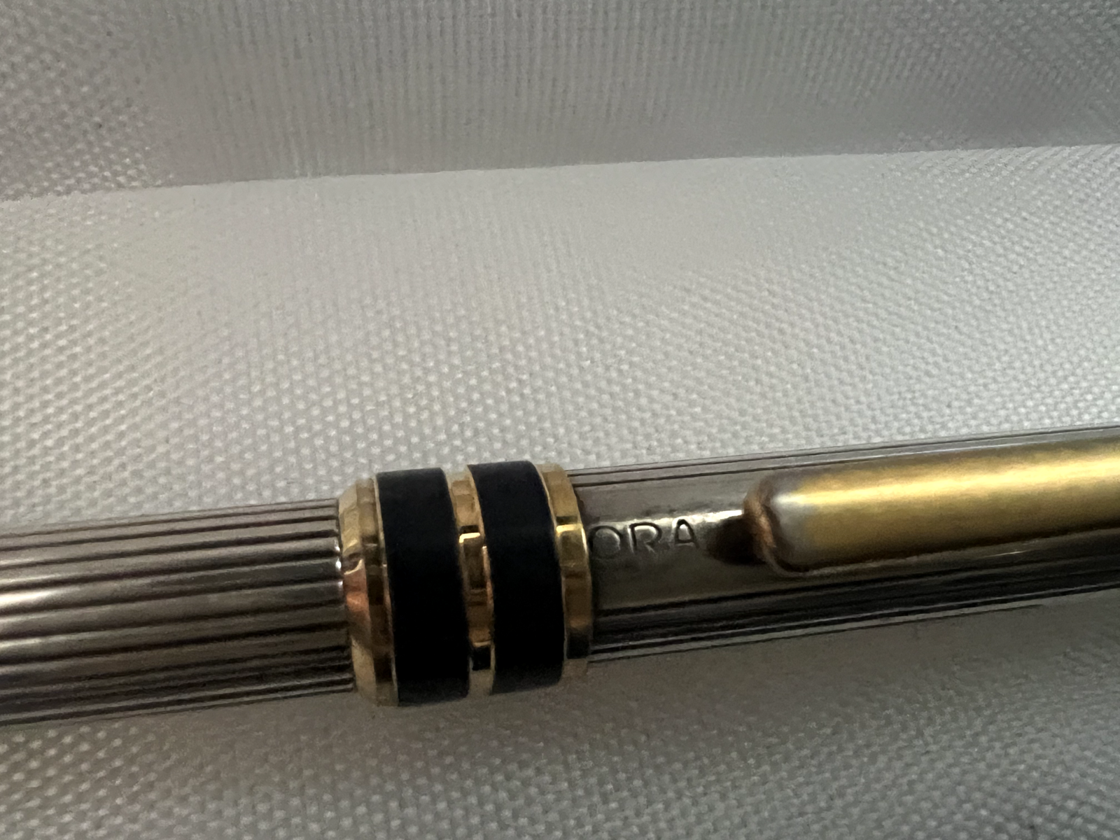 🔴 AURORA penna sfera Marco Polo ARGENTO 925 MASSICCIO smalti blu 1