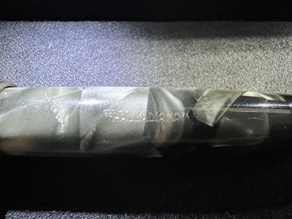 🔴 PALLADIANA fountain pen, grey marbled celluloid, vintage WRITES 