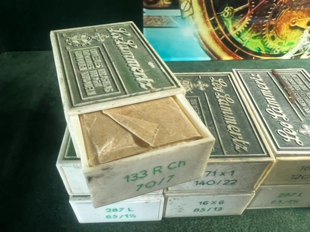 🔴 LAMMAMERTZ Nähmaschinennadeln 60, 65, 85, 120, 140 im Block, Los 3 