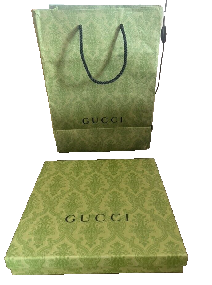Gucci Sac Anti Poudre Sac Chaussures de Voyage Velours Bleu 39 CM NOS