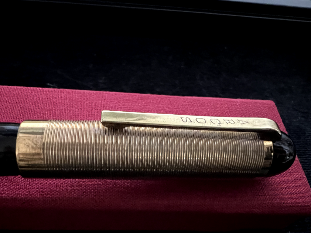 🔴 ARCOS vintage lever-action fountain pen WRITES from 1930 
